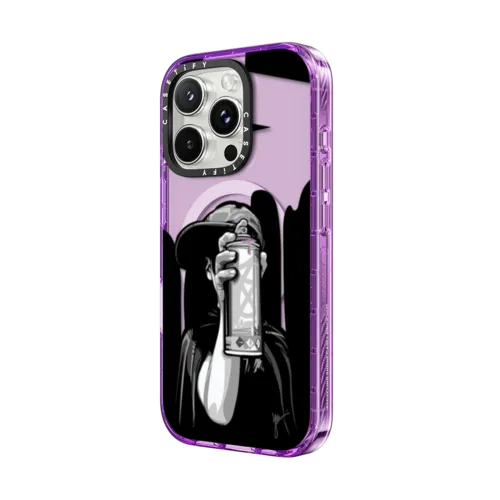 Shifty by Joe Iurato | iPhone 16 Pro Max / Impact Case MagSafe Compatible / Purple | Image 2