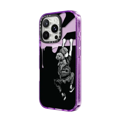 On The Move by Joe Iurato | iPhone 16 Pro Max / Impact Case MagSafe Compatible / Purple | Image 2