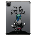 It's All Downhill From Here by Joe Iurato | iPad Pro 11-inch (3rd/4th gen) / iPad Impact Case / Black | Image 1