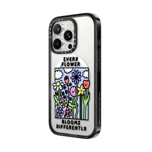 Every Flower Blooms Differently | iPhone 16 Pro Max / Impact Case MagSafe Compatible / Black | Image 2