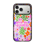 No Rain No Flowers by Illustrated By Charlie | iPhone 17 Pro Max / Impact Case MagSafe Compatible / Black | Image 1