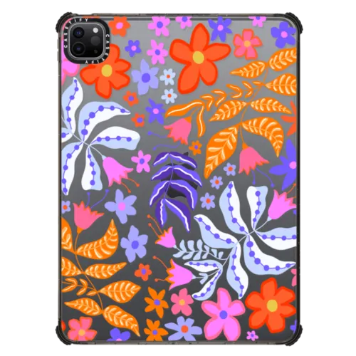 Bright Botanicals by Illustrated By Charlie | iPad Pro 11-inch (3rd/4th gen) / iPad Impact Case / Black | Image 1