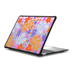 Bright Botanicals by Illustrated By Charlie | MacBook Air 13-inch (M1 / Intel) / MacBook Impact Case / Black | Image 1