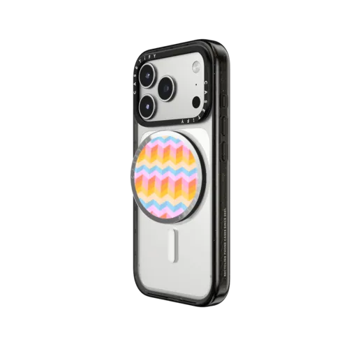 Rainbow Stairs | Snappy Grip Stand / Snappy Mirror Grip Stand MagSafe Compatible / Silver | Image 2