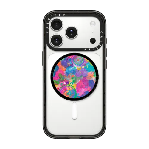 Rainbow Paradise | Snappy Grip Stand / Snappy Grip Stand MagSafe Compatible / Black | Image 1