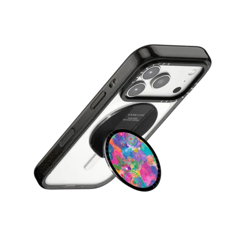 Rainbow Paradise | Snappy Grip Stand / Snappy Grip Stand MagSafe Compatible / Black | Image 3