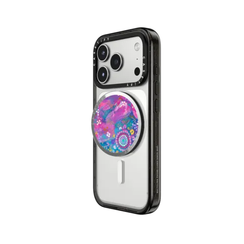 Can You Feel the Energy | Snappy Grip Stand / Snappy Mirror Grip Stand MagSafe Compatible / Silver | Image 2