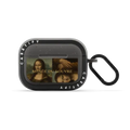 Les Départements Mona Lisa AirPods Case | AirPods Pro 2 / Earbuds Bounce Case / Matte Charcoal | Image 1