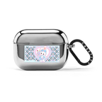 Fancy Bunny | AirPods Pro 2 / Earbuds Mirror Case / Silver | Image 1