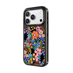 Butterfly Moth Flower Meadow - Floral Summer Pattern | iPhone 18 Pro Max / Impact Case MagSafe Compatible - Glossy / Glossy Black | Image 2