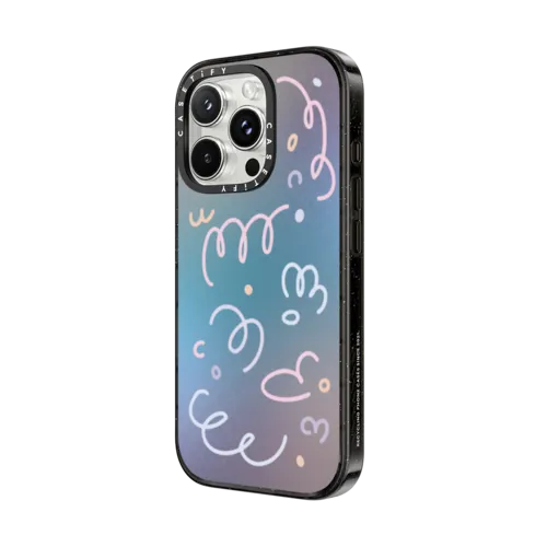 Summer Gradient | iPhone 16 Pro Max / Impact Case MagSafe Compatible / Black | Image 2
