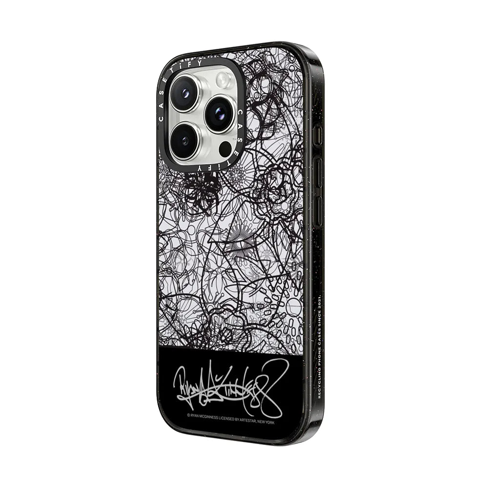 RM Black Flowers