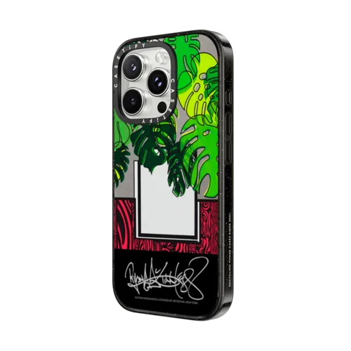RM Monstera Plants | iPhone 16 Pro Max / Impact Case / Black | Image 2