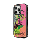 RM Pink Pattern | iPhone 16 Pro Max / Impact Case / Black | Image 2