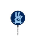 RM Peace Sign Skateboard |   / PowerThru Magnetic Wireless Charger MagSafe Compatible / Black | Image 1