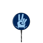 RM Peace Sign Skateboard |   / PowerThru Magnetic Wireless Charger MagSafe Compatible / Black | Image 1
