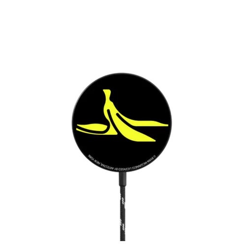 RM Banana Peel |   / PowerThru Magnetic Wireless Charger MagSafe Compatible / Black | Image 1