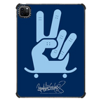 RM Peace Sign Skateboard | iPad Pro 11-inch (3rd/4th gen) / iPad Impact Case / Black | Image 1
