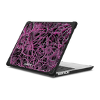 RM Pink Flowers | MacBook Pro 14-inch (M1 - M5) / MacBook Bounce Case / Black | Image 1