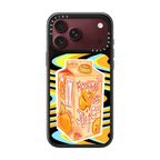 Orange Juice | iPhone 18 Pro Max / Impact Case MagSafe Compatible - Glossy / Glossy Black | Image 1