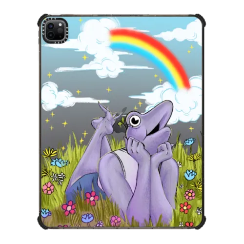 Bean Sprout Vibes | iPad Pro 12.9-inch (5th/6th gen) / iPad Impact Case / Black | Image 1