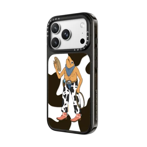 Hydration Cowboy | iPhone 18 Pro Max / Impact Case MagSafe Compatible - Glossy / Glossy Black | Image 2