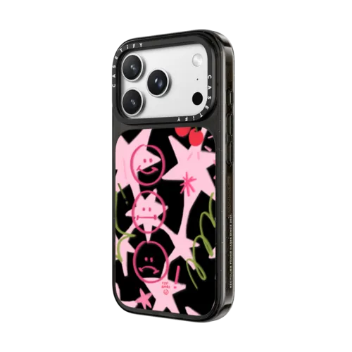 Happy Sad Collage | iPhone 18 Pro / Impact Case MagSafe Compatible - Glossy / Glossy Black | Image 2