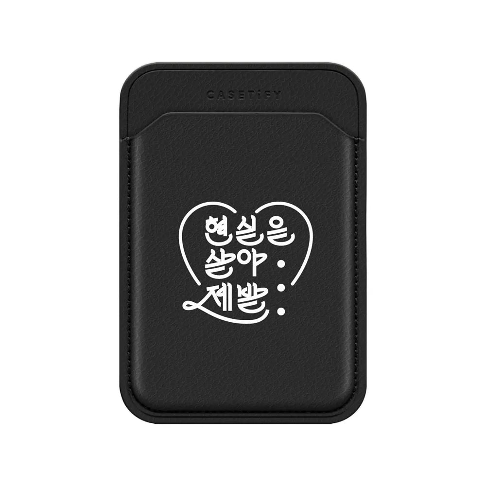 ULDD White Single Heart Magsafe Wallet
