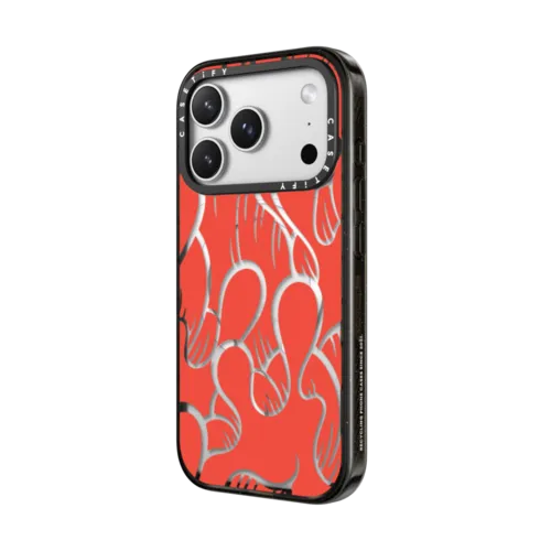 SUPER WAVY (ORANGE) | iPhone 17 Pro Max / Impact Case MagSafe Compatible / Black | Image 2
