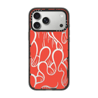 SUPER WAVY (ORANGE) | iPhone 17 Pro Max / Impact Case MagSafe Compatible / Black | Image 1