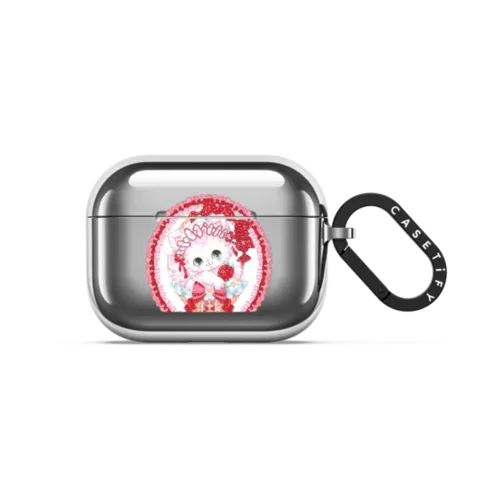 Berry Berry | AirPods Pro 3 / Earbuds Mirror Case / Silver | Image 1