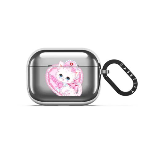 Love Holic | AirPods Pro 3 / Earbuds Mirror Case / Silver | Image 1
