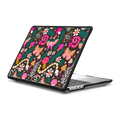 Magic Witchcraft Mushrooms Snakes Magical Eye Pattern | MacBook Pro 14-inch (M1 - M5) / MacBook Impact Case / Black | Image 1