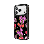 Cherrylicious by The Funkie Flower | iPhone 18 Pro Max / Impact Case MagSafe Compatible - Glossy / Glossy Black | Image 2