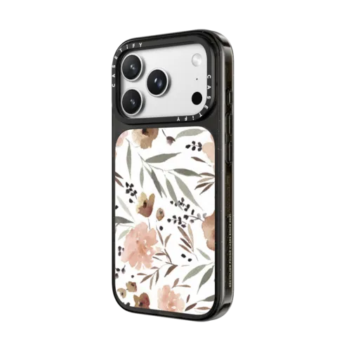 Spring Floral | iPhone 18 Pro Max / Impact Case MagSafe Compatible - Glossy / Glossy Black | Image 2