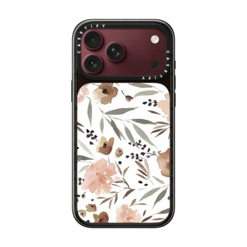 Spring Floral | iPhone 18 Pro Max / Impact Case MagSafe Compatible - Glossy / Glossy Black | Image 1