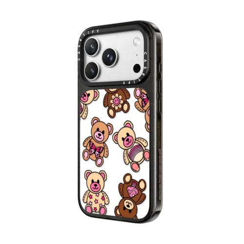 Teddies by The Funkie Flower | iPhone 18 Pro Max / Impact Case MagSafe Compatible - Glossy / Glossy Black | Image 2