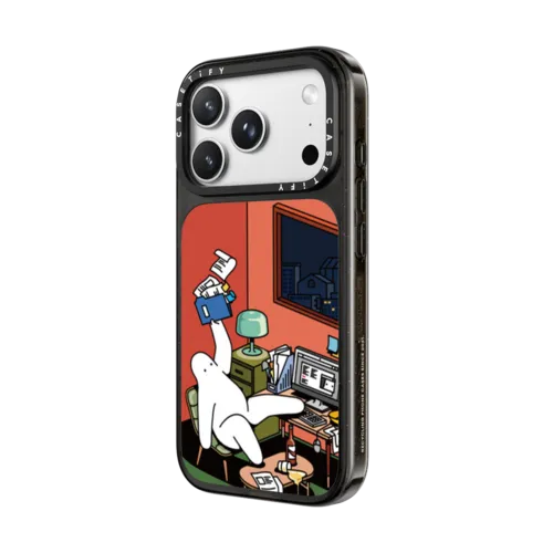 Work from home | iPhone 18 Pro Max / Impact Case MagSafe Compatible - Glossy / Glossy Black | Image 2