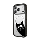 Hello Cat | iPhone 17 Pro Max / Impact Case MagSafe Compatible / Black | Image 2