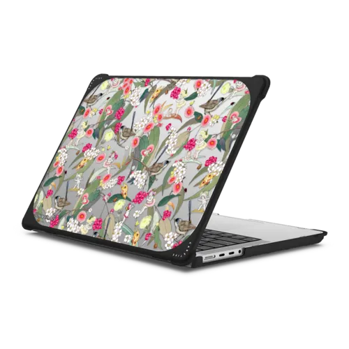 Native Berries | MacBook Pro 14-inch (M1 - M5) / MacBook Bounce Case / Black | Image 1