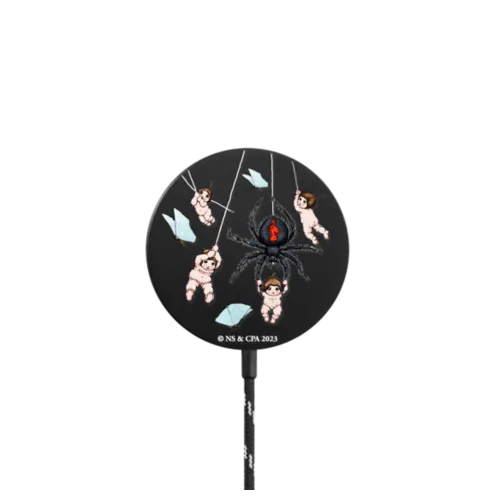 Gumnut Babies Redback Spider |   / PowerThru Magnetic Wireless Charger MagSafe Compatible / Black | Image 1