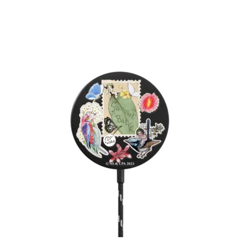 Gumnut Babies Sticker |   / PowerThru Magnetic Wireless Charger MagSafe Compatible / Black | Image 1