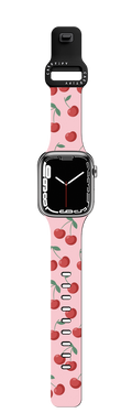 Cherries | Apple Watch Series 7-9 (45mm) / Impact Band / Black | Image 1