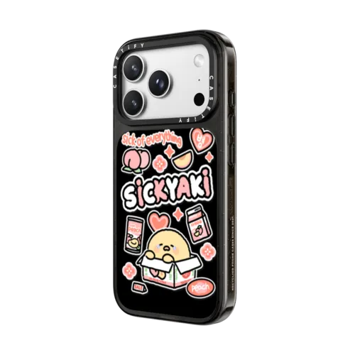 sick of everything | iPhone 18 Pro Max / Impact Case MagSafe Compatible - Glossy / Glossy Black | Image 2