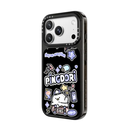 ping me everytime | iPhone 18 Pro Max / Impact Case MagSafe Compatible - Glossy / Glossy Black | Image 2