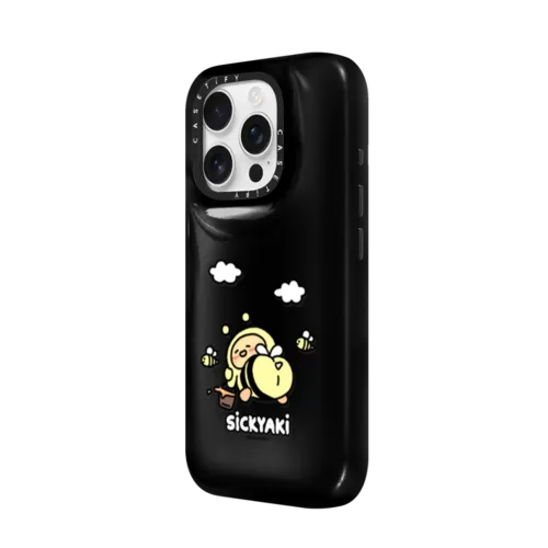 honeybee sickyaki | iPhone 16 Pro Max / Pillow Case / Phantom Black | Image 2