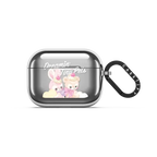 Fancy Floats / Bunny&Bear | AirPods Pro 3 / Earbuds Mirror Case / Silver | Image 1