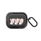 YUMMY,BUNNY | AirPods Pro 2 / Earbuds Bounce Case / Matte Charcoal | Image 1