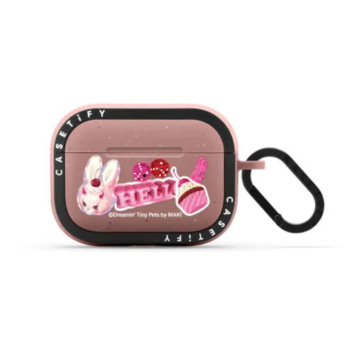 Cupcake Devil | AirPods Pro 2 / Earbuds Bounce Case / Matte Dusty Rose | Image 1