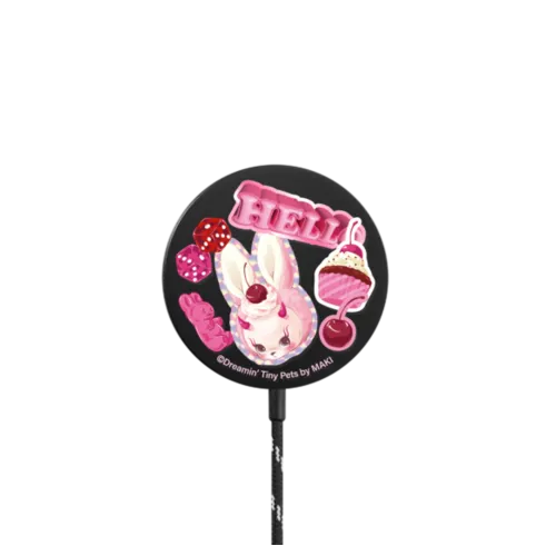 Cupcake Devil |   / PowerThru Magnetic Wireless Charger MagSafe Compatible / Black | Image 1